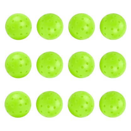 Outdoor Pickleballs (12 Pack) -Specifically Designed and Optimized for Pickleball