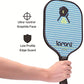 ianoni Pickleball Paddle, Graphite Carbon Fiber Pickleball Racket with Alu Honeycomb Core Lightweight Pickleball Racket with Bag for Beginner and Professional