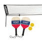 IANONI Games Portable Pickleball Net Set with 2 Wood Racket Paddles, 2 Outdoor Pickleballs, 10 FT Pickleball Net and Carry Bag