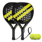 ianoni Paddle Tennis Racket Carbon Fiber Surface with EVA Memory Flex Foam Core POP Padle Racquts