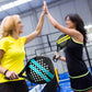 ianoni Paddle Tennis Racket Carbon Fiber Surface with EVA Memory Flex Foam Core POP Padle Racquts