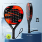 Paddle Tennis Racket Carbon Fiber Surface with EVA Memory Flex Foam Core POP Paddle Rackets-2 Paddle with 3 Balls