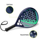 ianoni Paddle Tennis Racket Carbon Fiber Surface with EVA Memory Flex Foam Core POP Padle Racquts