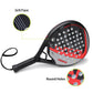 ianoni Paddle Tennis Racket Carbon Fiber Surface with EVA Memory Flex Foam Core POP Padle Racquts