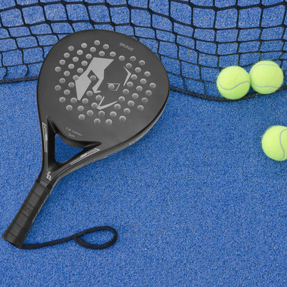 Paddle Tennis Racket Carbon Fiber Surface with EVA Memory Flex Foam Core POP Paddle Rackets-2 Paddle