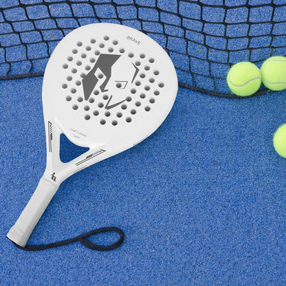 Paddle Tennis Racket Carbon Fiber Surface with EVA Memory Flex Foam Core POP Paddle Rackets-2 Paddle