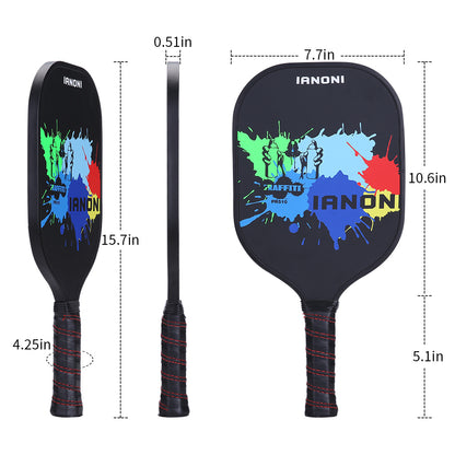 IANONI Pickleball Paddle Premium Lightweight Graphite Rackets Polyprapylene Honeycomb Core